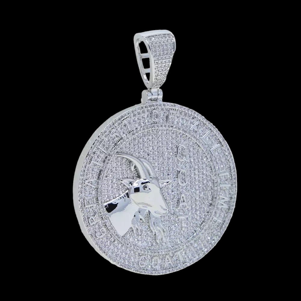 Pendentif CHÈVRE Iced Out