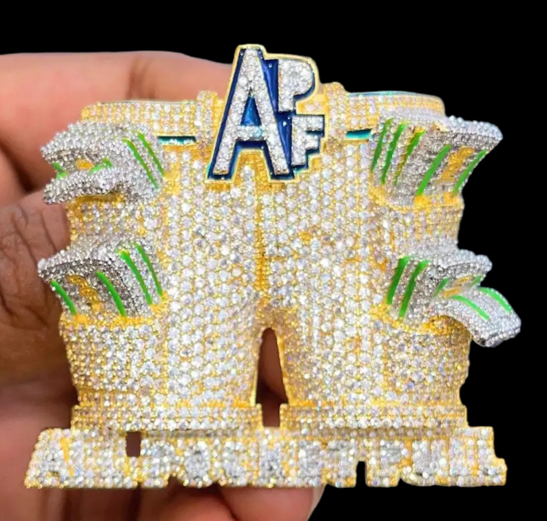 Pendentif All Pockets Full Plaqué Or