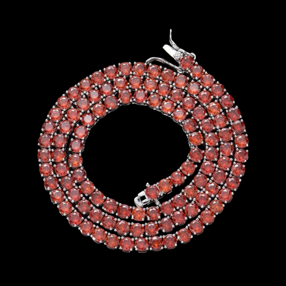 Rouge rubis | Collier Tennis