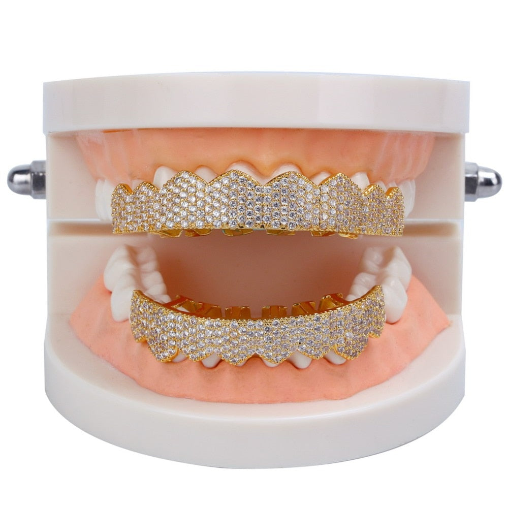 Premium ICED OUT 8-Tooth Lower Grillz