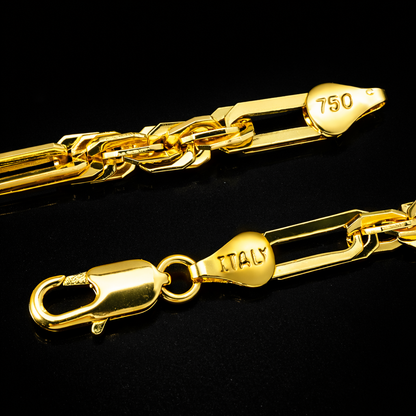 5mm Gold Plated Milano Chain