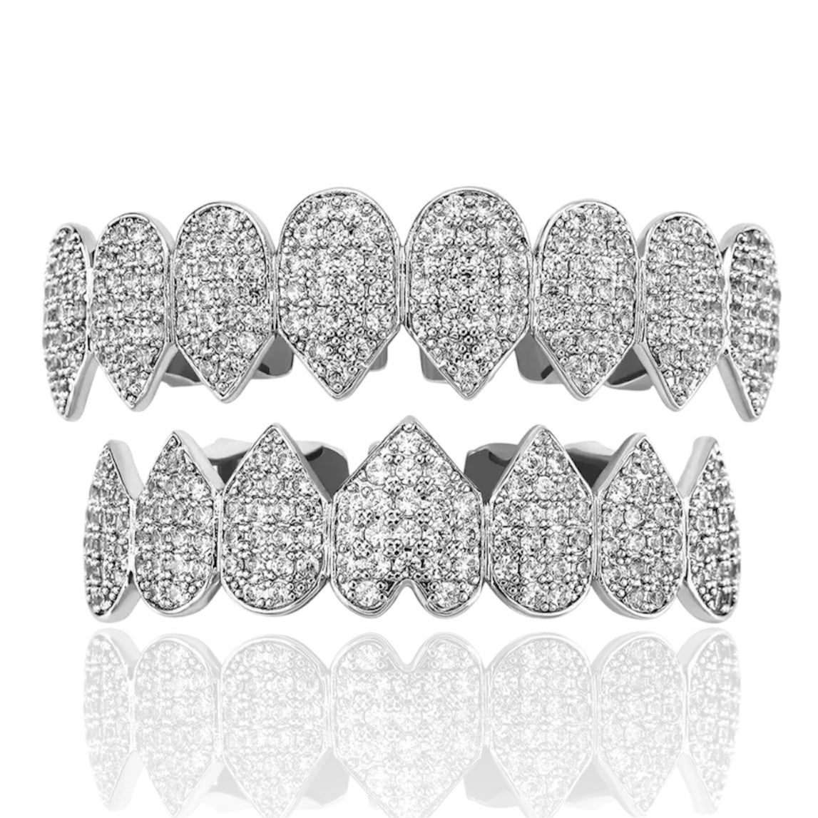 Premium ICED OUT Shark Grillz Set