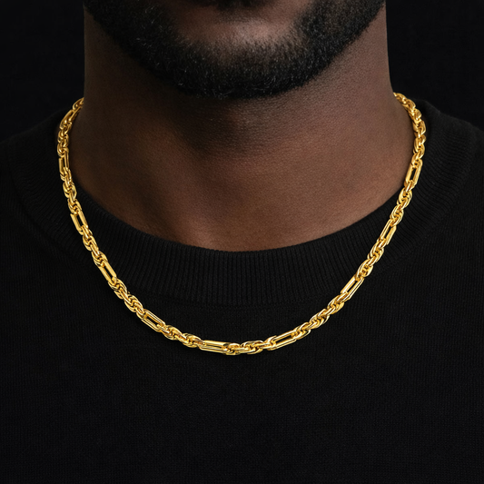 5mm Gold Plated Milano Chain