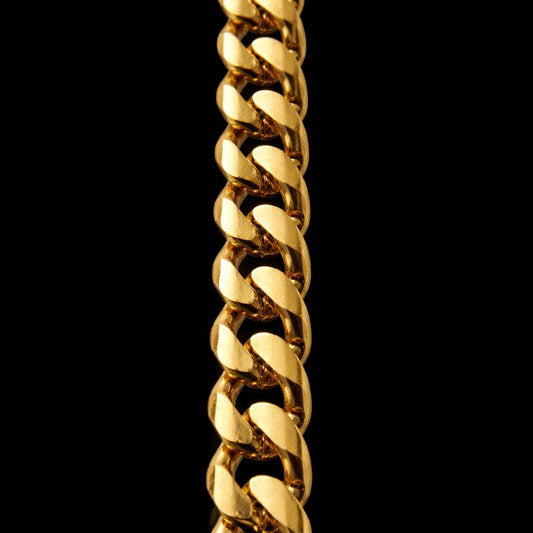 5mm Gold Plated Miami Cuban Necklace