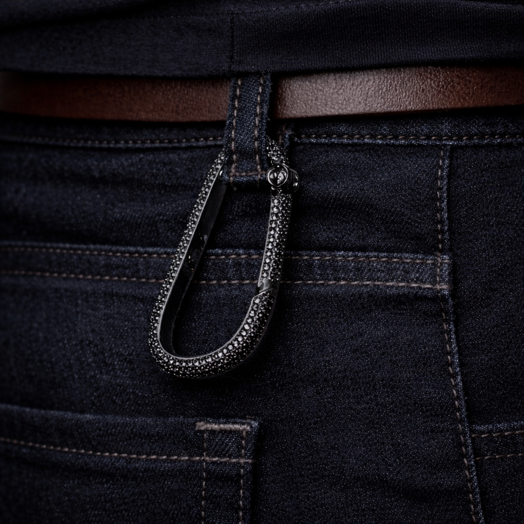 Premium Iced Carabiner – Graphite 