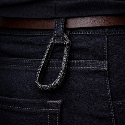 Premium Iced Carabiner – Graphite 