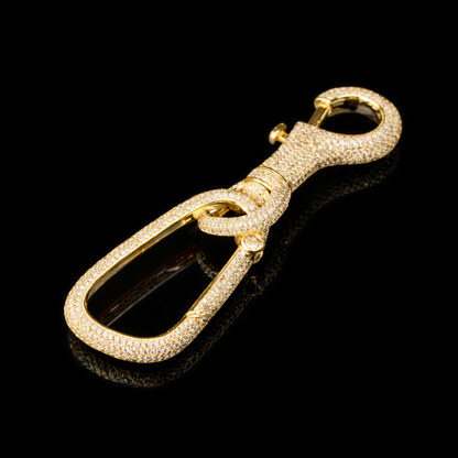 Premium Iced Carabiner – Gold Plated