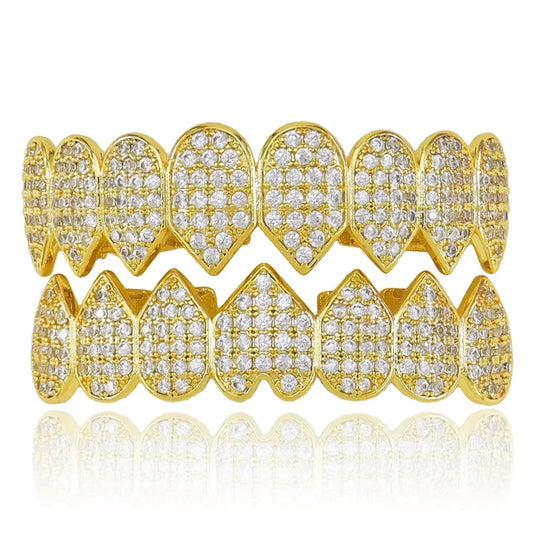 Premium ICED OUT Shark Grillz Set