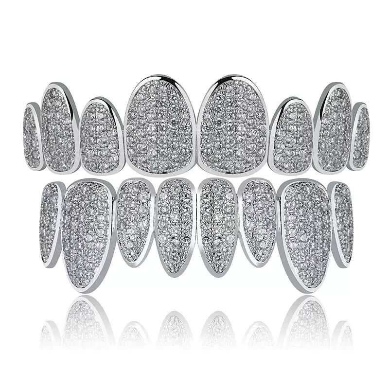8/8 Rounded Pavé ICED Grillz Set