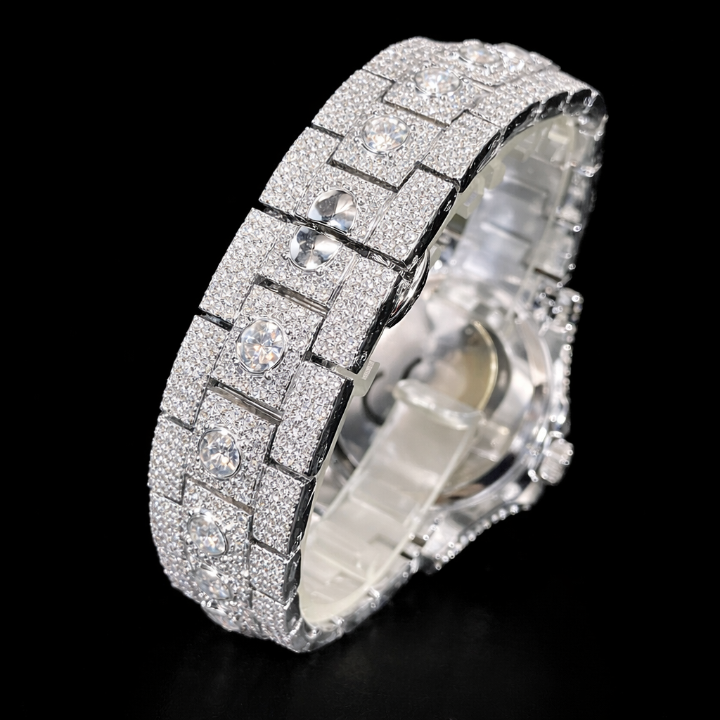 Prestige Date 42mm – Fully Iced Watch