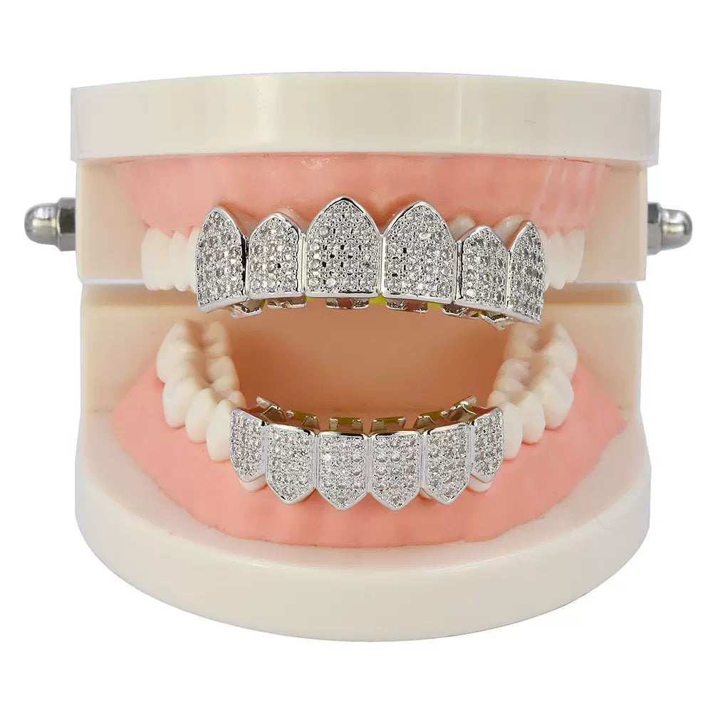 6-Tands ICED Royal Lower Grillz