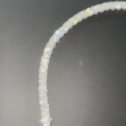 Bracelet Tennis Diamant Moissanite Argent 4mm