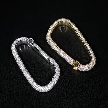 Premium Iced Carabiner – Gold Plated