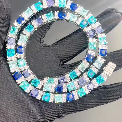 Iced Blue Royale Tennis Chain