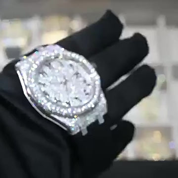 Royal Majestic Arabic 42mm – Moissanite Horloge