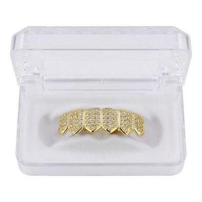 6-Tands ICED Royal Lower Grillz